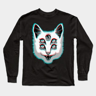 Pussy Glitch Long Sleeve T-Shirt